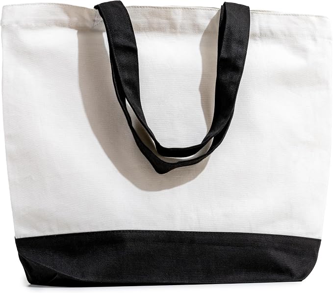 Carrywell Canvas Tote Bags 12-Pack, 15"x 18.5" by Carrywell