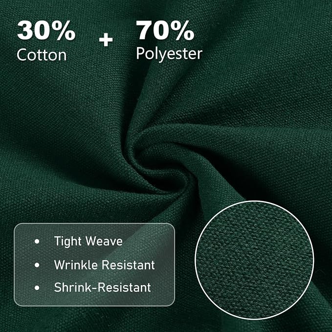 12oz Heavy Duty Canvas Fabric, 59" W Natural Cotton Duck Cloth 1 Yard | by The Yard, Durable, Thick & Heavy Sewing Material, for Arts & Crafts, Bags, Covers, Painting, Home Decor, Pine Green - Image 4