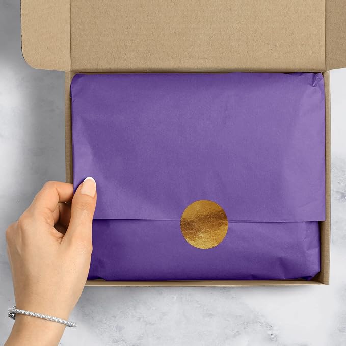 Jillson Roberts Bulk 20 x 30 Inches Recycled Tissue, Purple, 480 Unfolded Sheets (BFT03) - Image 3