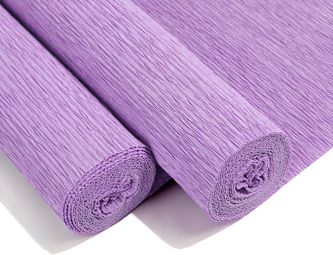 Heavy Crepe Paper for Flower Making, DIY Crafts | Italian-Quality Crepe Paper with 300% Stretch | Papel Crepe de Colores Paquete by BloomLikeFlowers