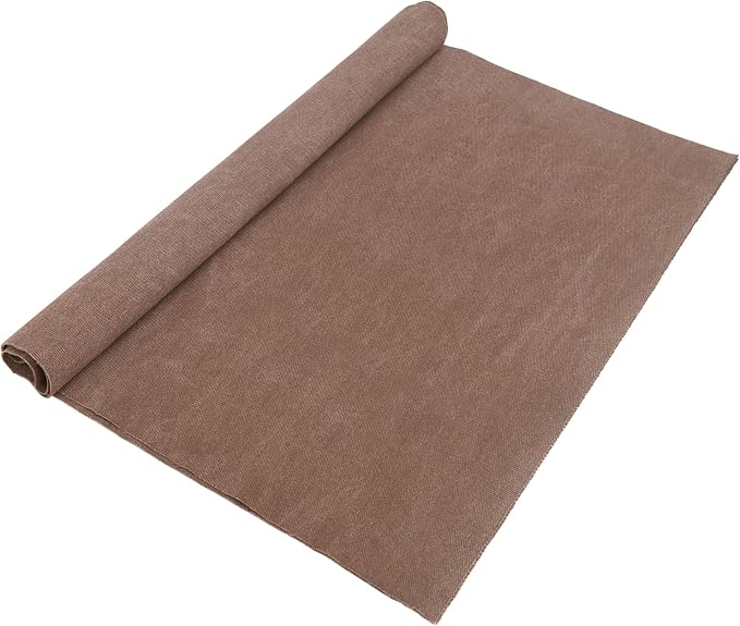 100% Cotton Canvas by The Yard, 16oz Natural Duck Fabric for DIY Upholstery, Tool Bags, Painting, Work Aprons & Crafts (Soild Washed Canvas-Coffee, 1 Yard (58" x 36")) - Image 5