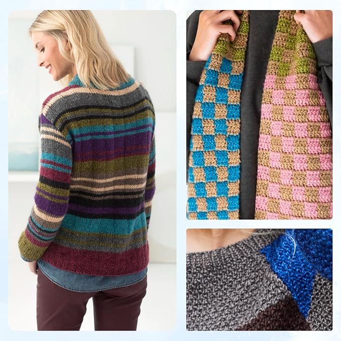 Lion Brand Yarn Heartland 136-175 Haleakala | 3 Skeins, Same Dye Lot, Project Bag, CYC #4 Worsted, 100% Acrylic, Ideal for Crochet, Knitting Scarves, Blankets - Image 3
