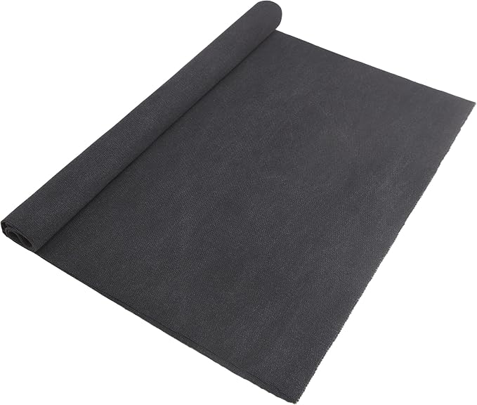 100% Cotton Canvas by The Yard, 16oz Natural Duck Fabric for DIY Upholstery, Tool Bags, Painting, Work Aprons & Crafts (Soild Washed Canvas-Black, 1.5 Yard (58" x 54")) - Image 3