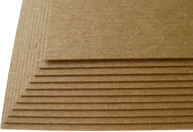Chipboard - 15 Sheets 5.5x8.5 Inch 80pt Heavy Duty Kraft Paper Board for DIY Crafting, Albums - Image 2