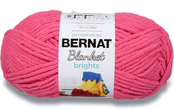 Bernat Blanket Bright Yarn, Pixie Pink by Bernat
