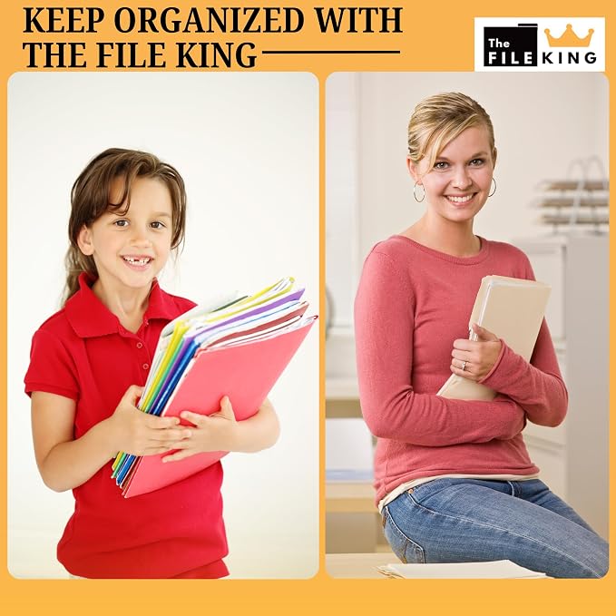 The File King Expanding Accordion File Folder – Legal Size | 5.25” Expansion, 10 Pack | Red Rope Expanding Pocket | Straight Cut Tab | Law, Accounting & Business Filing Organizer | Made in USA - Image 6