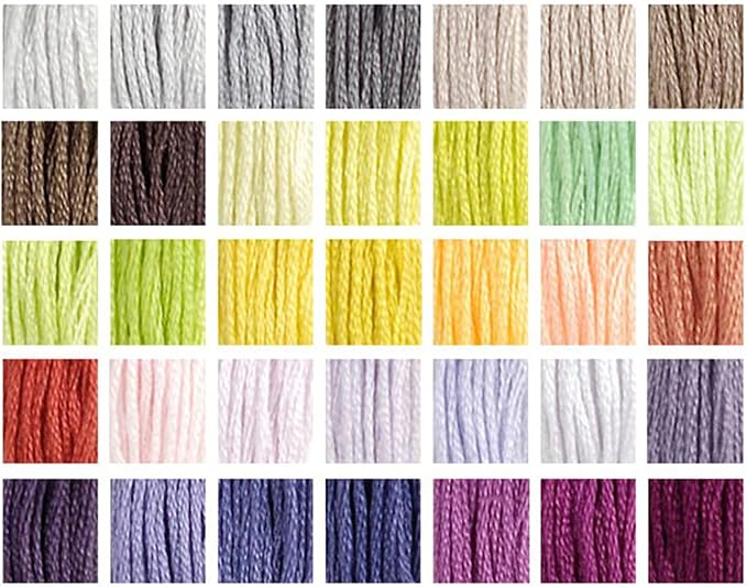DMC Embroidery Floss 35 Color Collector's Tin Bundle with Needle threader. - Image 7