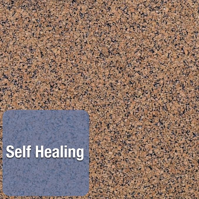 Quartet Prestige Colored Cork Bulletin Board, 36 x 24, Brown Surface, Graphite Gray Fiberboard/Plastic Frame - Image 5