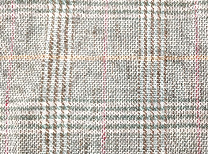 100% Linen Fabric, Délavé Vintage Yarn Dyed, Medium-Heavy Weight – 52" Wide Pre-Washed Soft for Apparel, Crafts & Home Decor | The Linen Lab (Khaki Green Glen Plaid, 3 Yard pre Cut) - Image 3