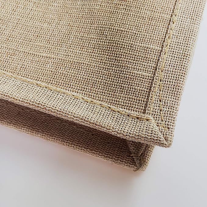 Reusable Burlap Bags Jute & Cotton Blend JuCo Totes with Laminated Interior (Pack of 6) - Image 5