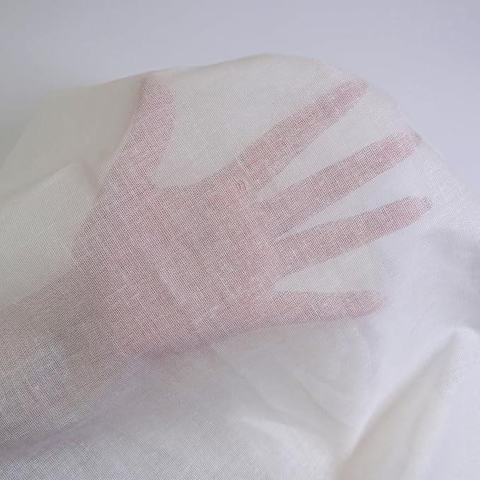 FT Cheesecloth Cotton Muslin Fabric 36" Straining Cloth (10 Yard, White) | Reusable Hemmed Grade 90 Unbleached Cotton Cheesecloth for Straining, Cold Brew Coffee, Cooking, Filtering & Kitchen Use - Image 3