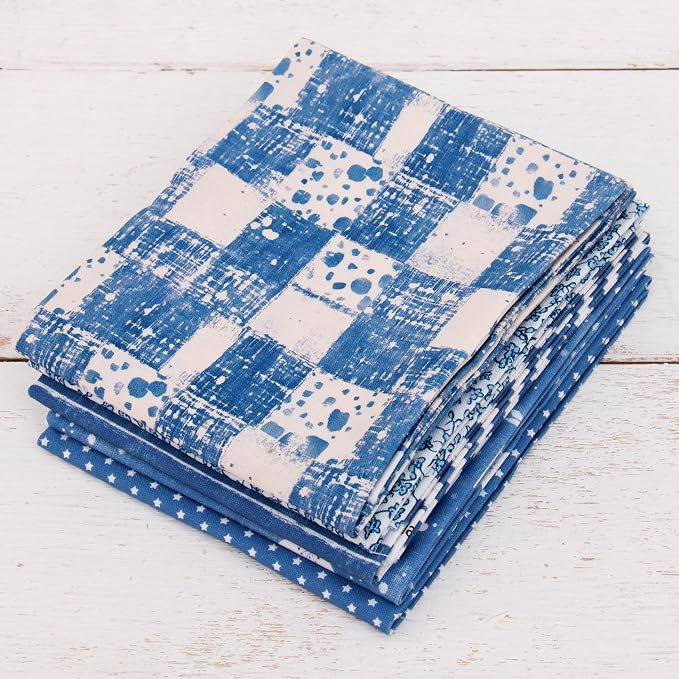 Threadart Cotton Quilting Fabric, Fat Quarter Grab Bag | Cotton fabric for quilting, sewing, crafts and home decor. Smooth woven fabric cuts cleanly for handmade projects. - Image 3