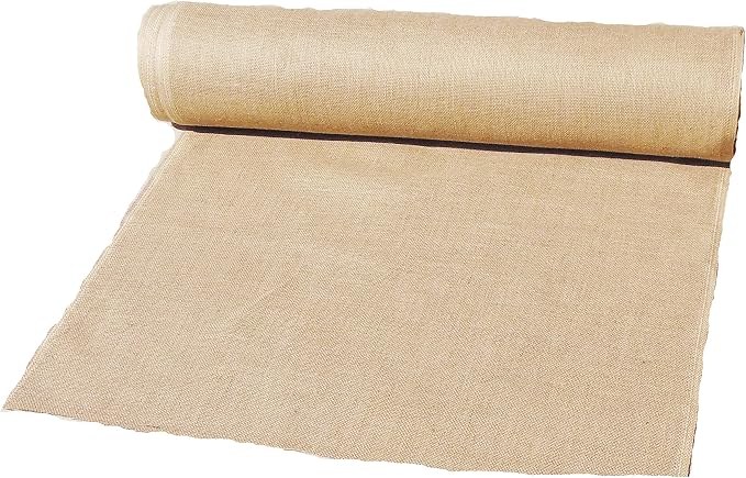 36" x 20 Yards, 60 feet Long Burlap Fabrics, sagless Jute-Burlap Fabric 10 oz Jute Cloths for isle Runner Gardening, Crafts, Winter Cover and DIY Project (36 inch Yards) by Jutemill