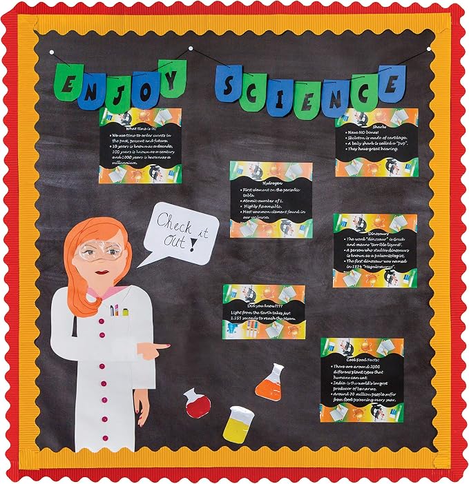 Fadeless Bulletin Board Paper, Fade-Resistant Paper for Classroom Decor | 47.25” x 12’, Chalkboard, 1 Roll - Image 2