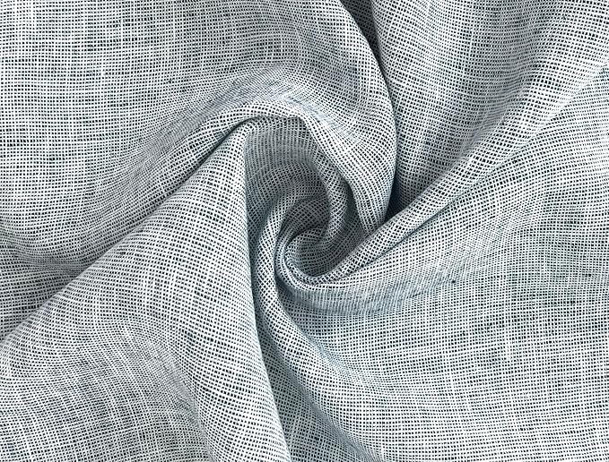 100% Linen Fabric, Délavé Vintage Yarn Dyed, Medium-Heavy Weight – 52" Wide Pre-Washed Soft for Apparel, Crafts & Home Decor | The Linen Lab (Green Dot, 3 Yard pre Cut) - Image 3