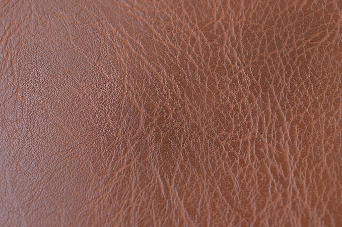 Wento Thick 2 Yard Faux Leather Fabric Soft Skin Grain PU Leather for Furniture Cover Reupholster Sofa Chairs Cushions Vinyl Upholstery (2 Yards, Brown) - Image 5