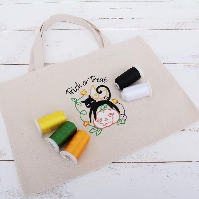 Threadart 3 or 6 Pack Cotton Canvas Grocery Tote Bag | Heavy cotton canvas tote for groceries, gifts, beach trips and everyday errands. Reusable design with sturdy handles. - Image 6