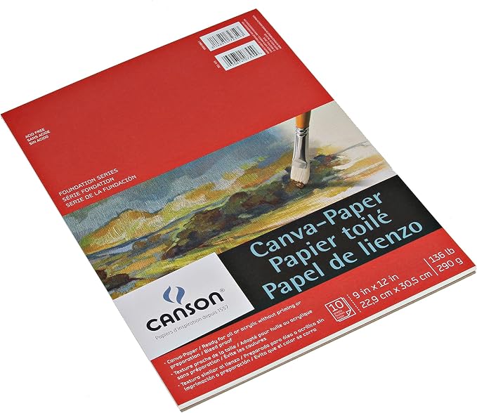 Foundation Series Canva-Paper Pad, 9"X12" (100510841) - Image 3