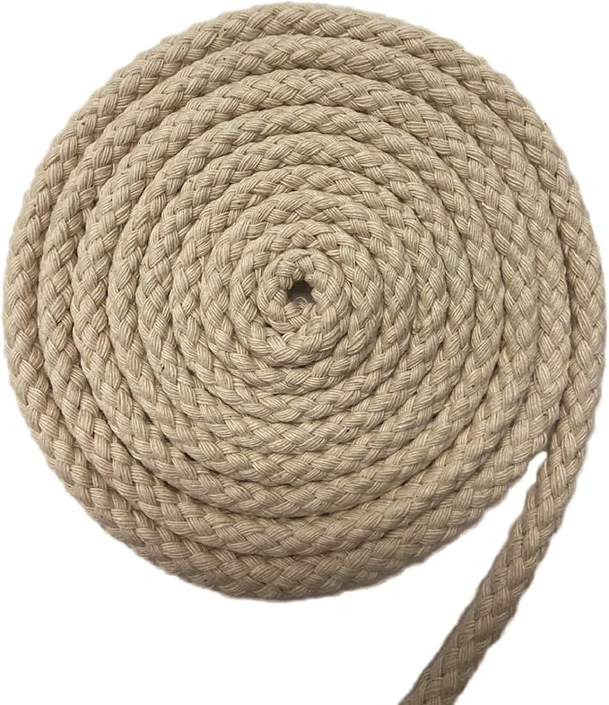 Beyond Trim Drawstring Cord Rope - 100% Cotton Replacement Piping Drawcord Clothing Sewing DIY Crafts 64B Natural 3 Yards - Image 2
