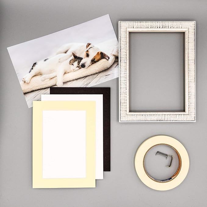 8.5x11 Mat for 11x14 Frame - Precut Mat Board Acid-Free Show Kit with Backing Board, and Clear Bags Soft Yellow 8.5x11 Photo Matte Made to Fit a 11x14 Picture Frame Matboard for Framing, Pack of 1 Mat - Image 6
