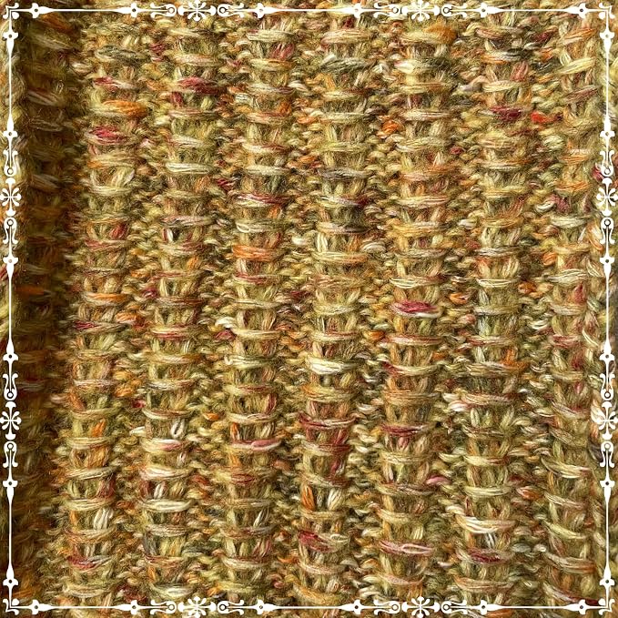 Cotton Alpaca Tweed DK Alpaca Yarn, 4-Pack (588Yds/200G), Pear Green | Soft Alpaca Tweed Yarn for Crocheting with Free Patterns - 3 DK Light Worsted Weight Yarn for Knitting - Image 5