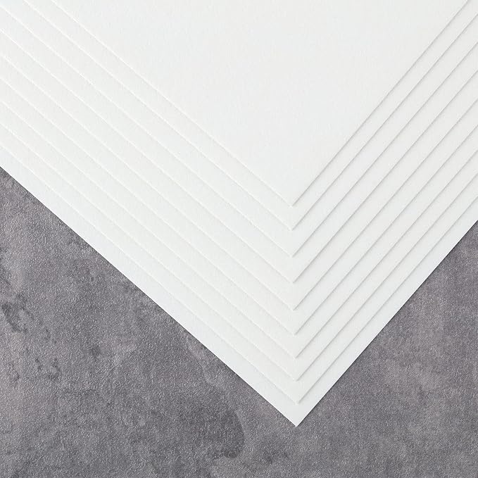 New York Central Watercolor Paper - 22x30-1 Pack of 10 Sheets, 140 lb. Hot Press - 100% Cotton, Acid-Free, Archival Quality, Bright White Watercolor Paper Pad for Wet & Dry Media - Image 3