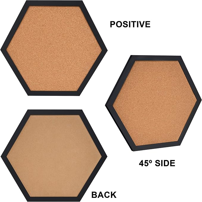 Facilife 4 Packs Cork Board,Corkboards for Wall,Small Cork Board Decorations,Cork Boards for Walls with Frame, Decorative for Office, School & Home - Image 8
