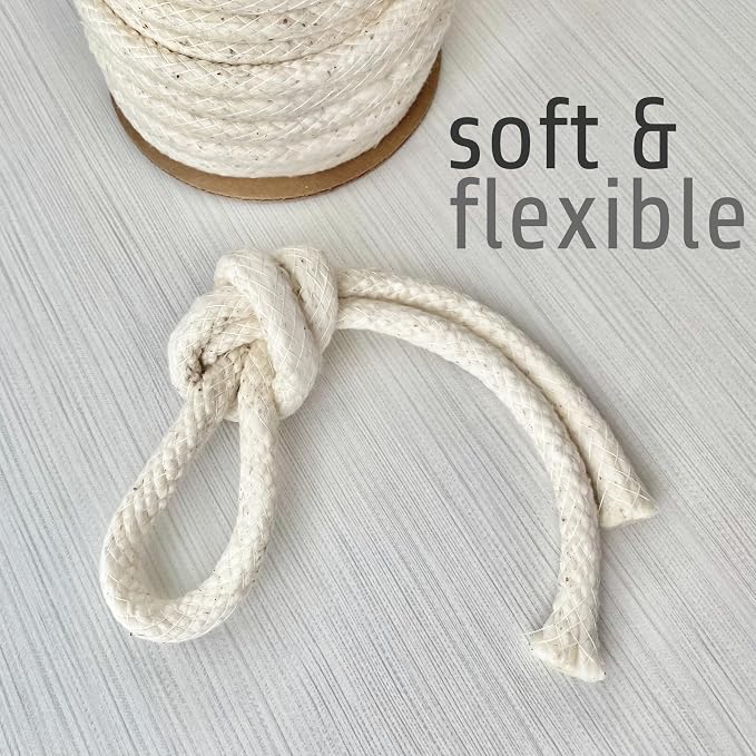 3/8" (12/32") Cotton Piping Filler Cord, Size 4 (15 yds) - Image 2
