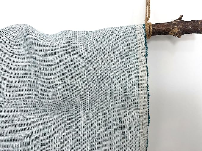 100% Linen Fabric, Délavé Vintage Yarn Dyed, Medium-Heavy Weight – 52" Wide Pre-Washed Soft for Apparel, Crafts & Home Decor | The Linen Lab (Green Dot, 3 Yard pre Cut) - Image 7