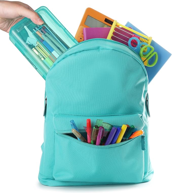 Mr. Pen- Plastic Pencil Case Box, 6 Pack | Large Crayon Marker Pen Organizer Bulk, Plastic Bead Organizing Container with Snap-Tight Lids, Clear Craft Storage Boxes - Image 5