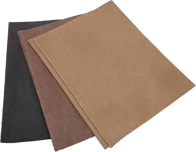 100% Cotton Canvas by The Yard, 16oz Natural Duck Fabric for DIY Upholstery, Tool Bags, Painting, Work Aprons & Crafts (Soild Washed Canvas-Coffee, 1 Yard (58" x 36")) - Image 4