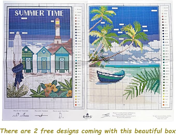 DMC Embroidery Floss, 35 Colors Scenic Tin Bundle with Hand Needles Size 5. | 35 DMC Cotton Embroidery Thread Assortment Pack Cross Stitch Supplies,Yarn Set, Premium String, Threads Kit, 8.7 Yard. - Image 4