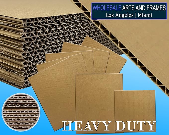 12x24 Large Cardboard Sheets Target Backer 10 Pack 3/16" Thick Corrugated Cardboard Blanks 24x12 Flat Cardboard Dividers, Inserts for Mailers Hard Sheets for Packing, Mailing, Moving, Shipping, Crafts - Image 3