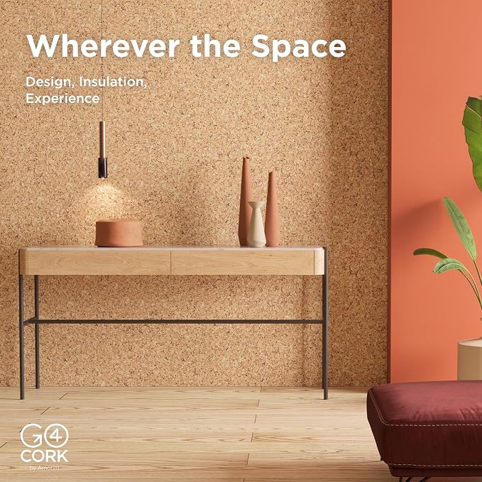 Go4Cork Cork Roll - 48 x 60 x 1/4 inch | Premium Eco Cork | Multipurpose for Crafts & Home, Classroom & Office Organization Decor | Non-Slip & Easy to Use | Heat Insulation & Soundproofing Material - Image 8