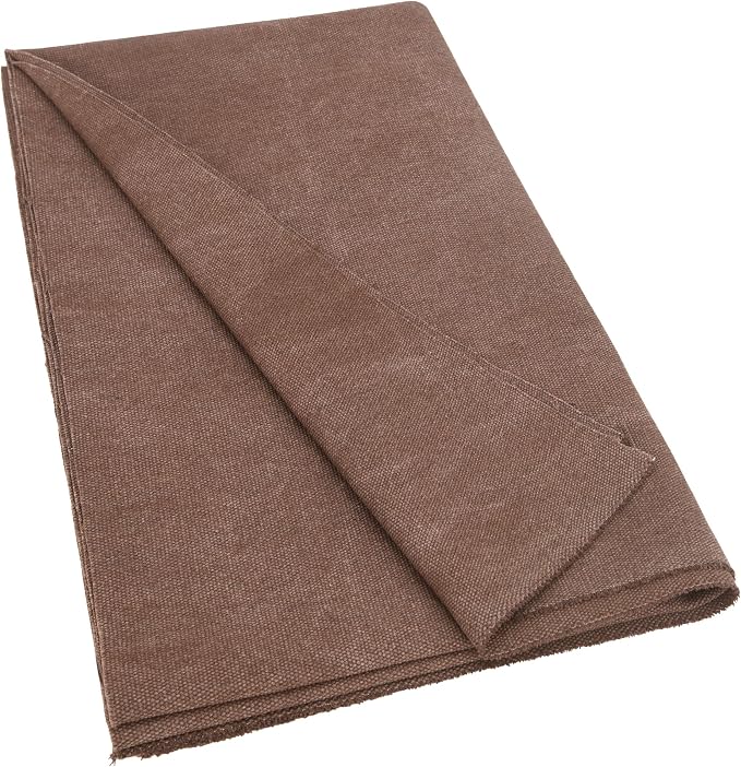 16oz Cotton Canvas Fabric, Nature Duck Fabric Textile Medium Weight for Painting, Sewing, Crafts, Embroidery, Bag, Cut by Yard (Solid Canvas - Coffee, 1 Yard (58" x 36")) - Image 8
