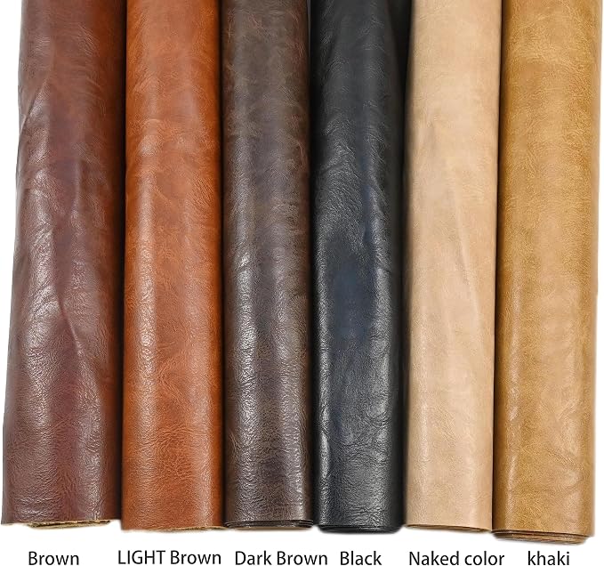 100x140cm Black Soft Faux Leather Fabric, 1mm Thick PU Material | Exquisite Artificial Leather offers unparalleled comfort and elegance. Perfect for upholstery, fashion, and crafting. - Image 4