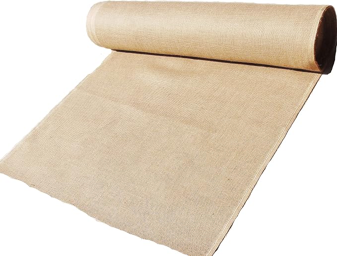 36" x 20 Yards, 60 feet Long Burlap Fabrics, sagless Jute-Burlap Fabric 10 oz Jute Cloths for isle Runner Gardening, Crafts, Winter Cover and DIY Project (36 inch Yards) - Image 2