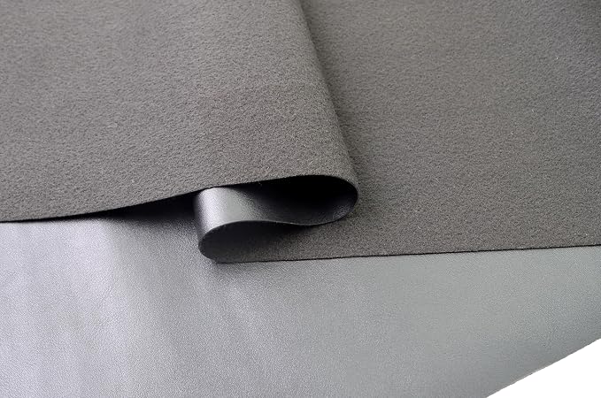 3 Yards 54" x 108" Calfskin Soft Faux Leather Fabric Black Fake Leather Fabric Upholstery Vinyl for Sofa Chairs Car Seats Crafts - Image 5