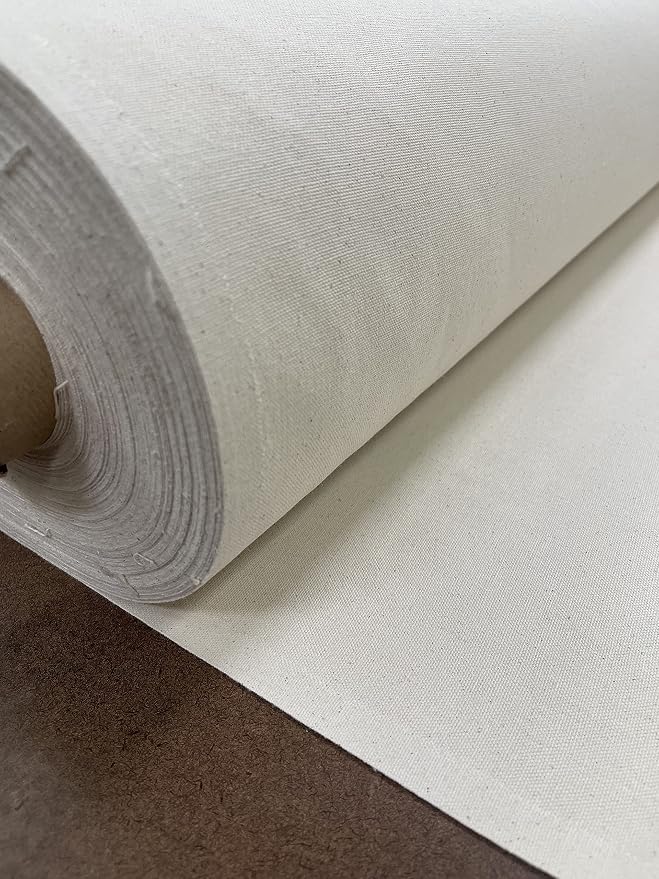 Sedona Designz 60" Wide Cotton Duck Canvas Fabric - Heavy Weight 10oz Durable 100% Cotton (Natural, 20 Yards) - Image 4