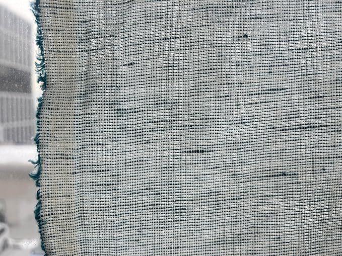 100% Linen Fabric, Délavé Vintage Yarn Dyed, Medium-Heavy Weight – 52" Wide Pre-Washed Soft for Apparel, Crafts & Home Decor | The Linen Lab (Green Dot, 3 Yard pre Cut) - Image 9