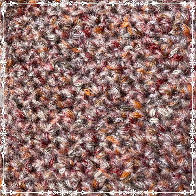 Cotton Alpaca Tweed DK Alpaca Yarn, 4-Pack (588Yds/200G), White Autumn | Soft Alpaca Tweed Yarn for Crocheting with Free Patterns - 3 DK Light Worsted Weight Yarn for Knitting - Image 6