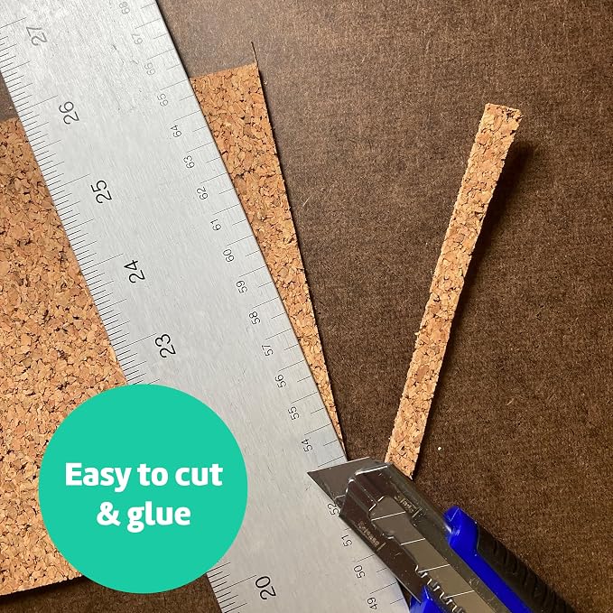 Flipside Products Cork Roll 4' x 6' x 6MM - DIY Bulletin Board, Wall Accent, Dart Board Backing - Environmentally Friendly, Self-Healing Cork - Image 6
