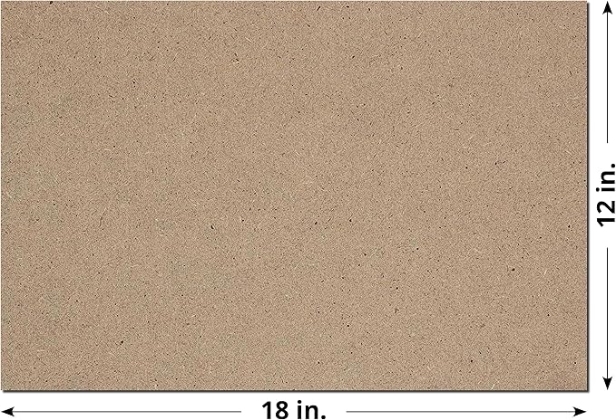 Reskid Chipboard Sheets 12" x 18" - 30 Point (0.03 inch) Thick | 100 Sheets | Sturdy Chip Board for Crafts, DIY Projects, Scrapbooking - Image 2