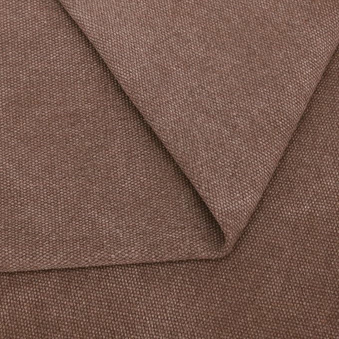 16oz Cotton Canvas Fabric, Nature Duck Fabric Textile Medium Weight for Painting, Sewing, Crafts, Embroidery, Bag, Cut by Yard (Solid Canvas - Coffee, 1 Yard (58" x 36")) - Image 3