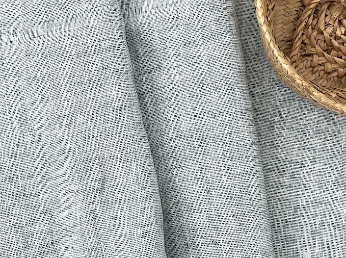 100% Linen Fabric, Délavé Vintage Yarn Dyed, Medium-Heavy Weight – 52" Wide Pre-Washed Soft for Apparel, Crafts & Home Decor | The Linen Lab (Green Dot, 3 Yard pre Cut) - Image 8