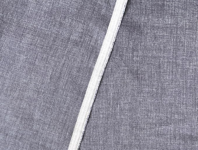 100% Linen Fabric, Délavé Vintage Yarn Dyed, Medium-Heavy Weight – 52" Wide Pre-Washed Soft for Apparel, Crafts & Home Decor | The Linen Lab (Dark Grey, 1 Yard pre Cut) - Image 4