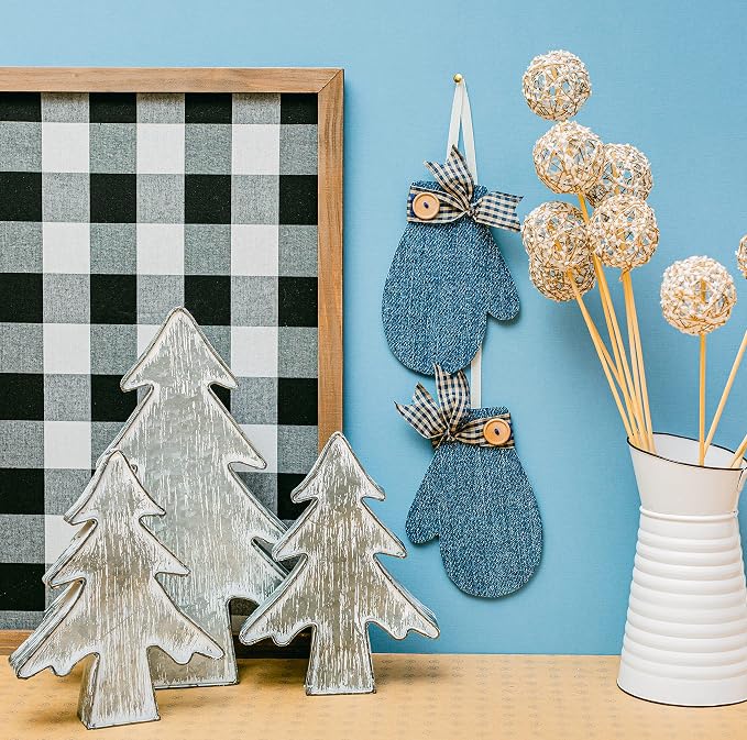 Mitten Cutouts 8-inch, Pack of 5 Unfinished Wood Crafts Blank, Small Wooden Shapes for Crafts & Party Decor, by Woodpeckers - Image 7