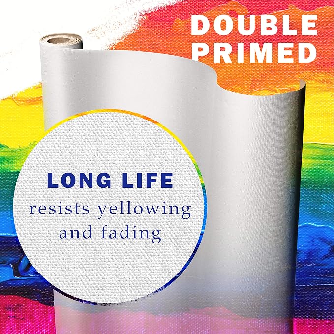 VViViD Double Primed Cotton Canvas 60" Wide Roll Choose Your Size! (5ft x 60") - Image 3