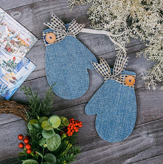 Mitten Cutouts 8-inch, Pack of 5 Unfinished Wood Crafts Blank, Small Wooden Shapes for Crafts & Party Decor, by Woodpeckers - Image 5